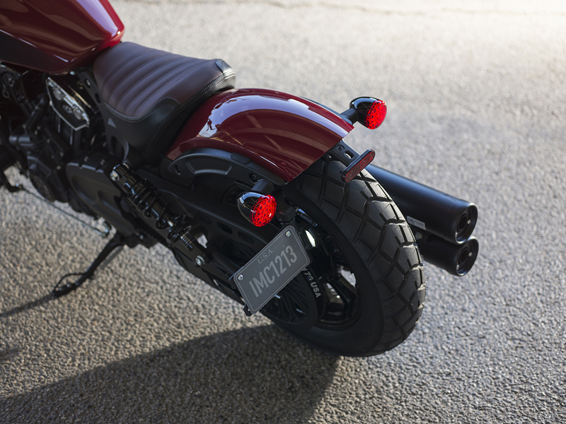 less is more indian scout bobber rear fender