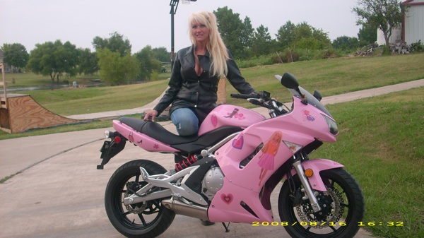 She Loves Pink and She Loves Barbie Women Riders Now