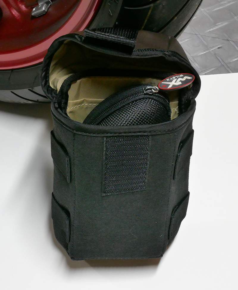 Lightweight bags that strap securely to your leg for on and off the bike sw-motech legend gear accessory