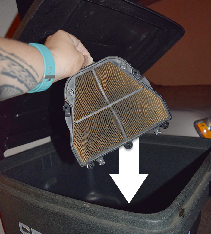 how to maintain your air filter trash filter