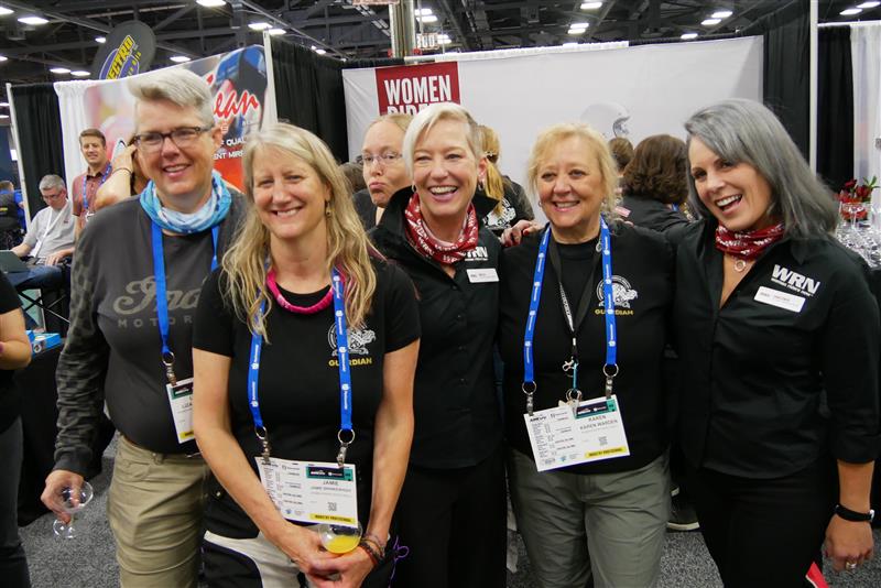women riders now checks out new products for women american international motorcycle expo AIMExpo awards best booth liza miller