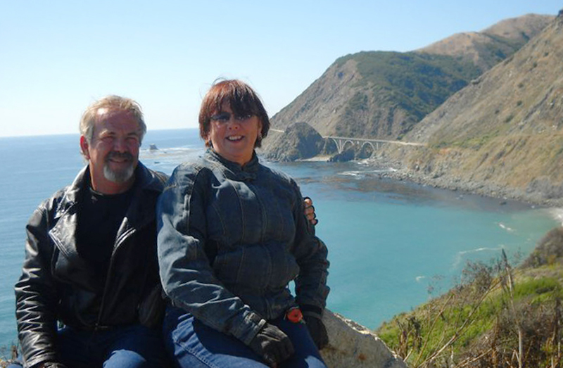 find love on a motorcycle one honda at a time big sur