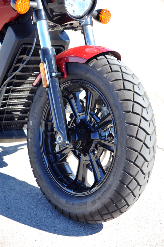 review 2018 indian scout bobber tire