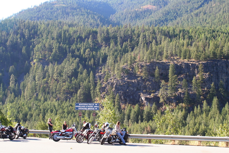 touring the selkirk loop kootenai falls