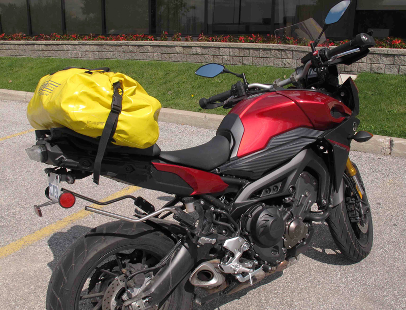 review waterproof duffle bag for motorcycle travel yamaha fj09