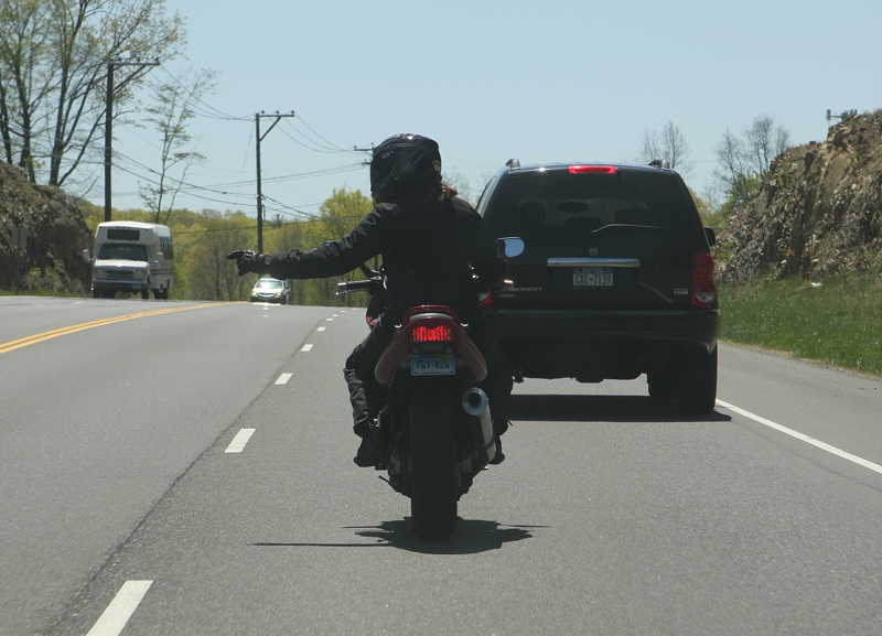 Motorcycle Right Turn Lane Position