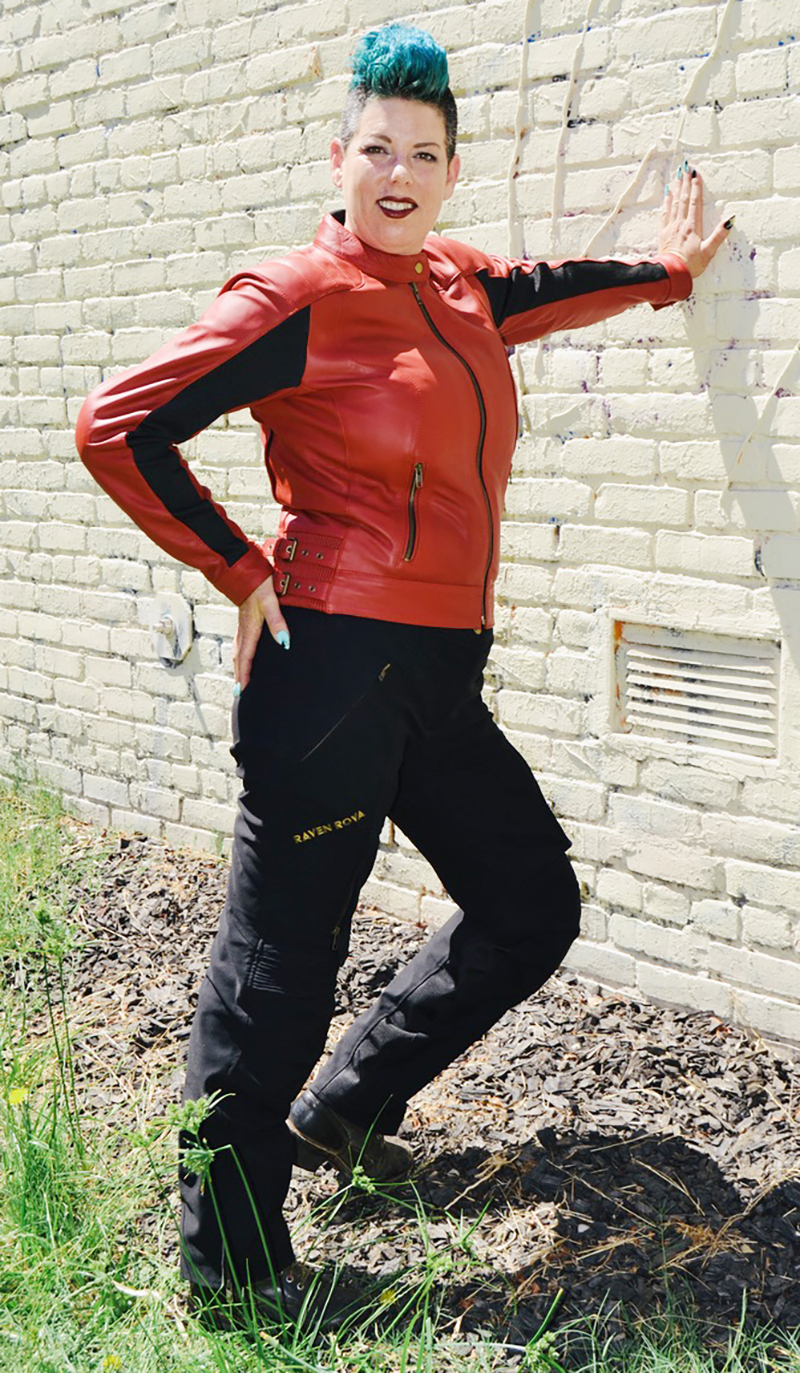 protective apparel for women raven rova phoenix red jacket