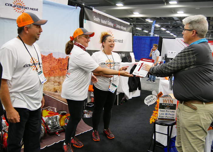 women riders now checks out new products for women american international motorcycle expo AIMExpo awards best winner california heat