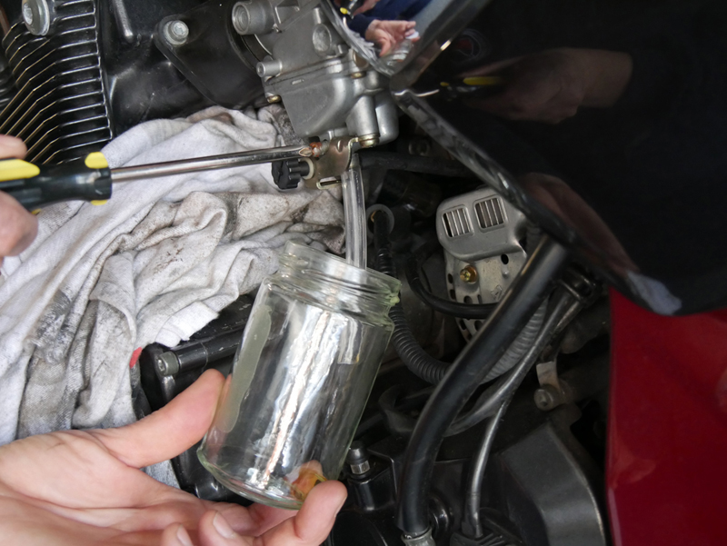 8 steps to prep your motorcycle for winter storage carb float