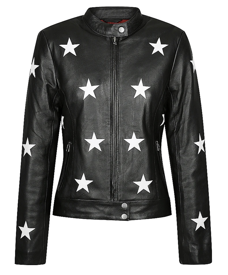 fashionable protective womens motorcycle apparel black arrow midnight jacket
