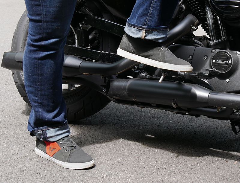  Review: Dainese Street Biker Lady Waterproof Motorcycle Sneakers flex