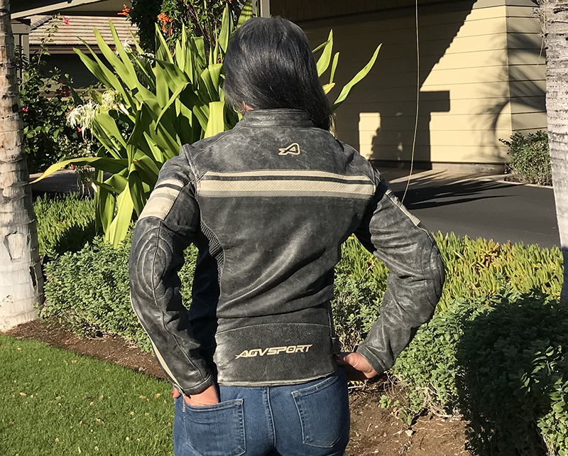 agv sport motorcycle jacket review palomar back