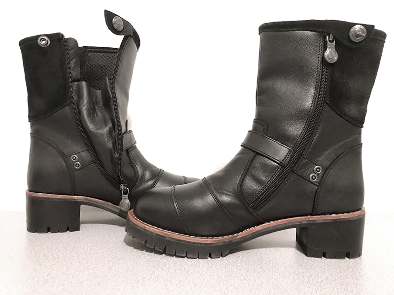 black motorcycle boots womens