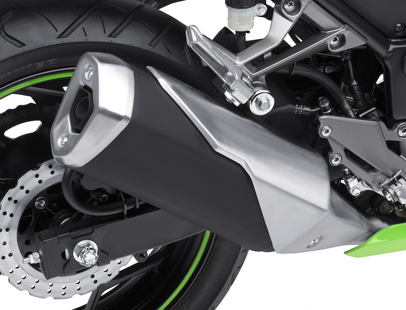 Kawasaki Ninja 300 Review Exhaust