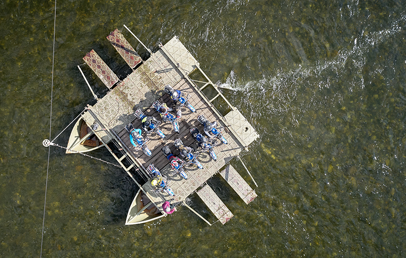 delivering yamaha dual sport bikes to save the planet ferry