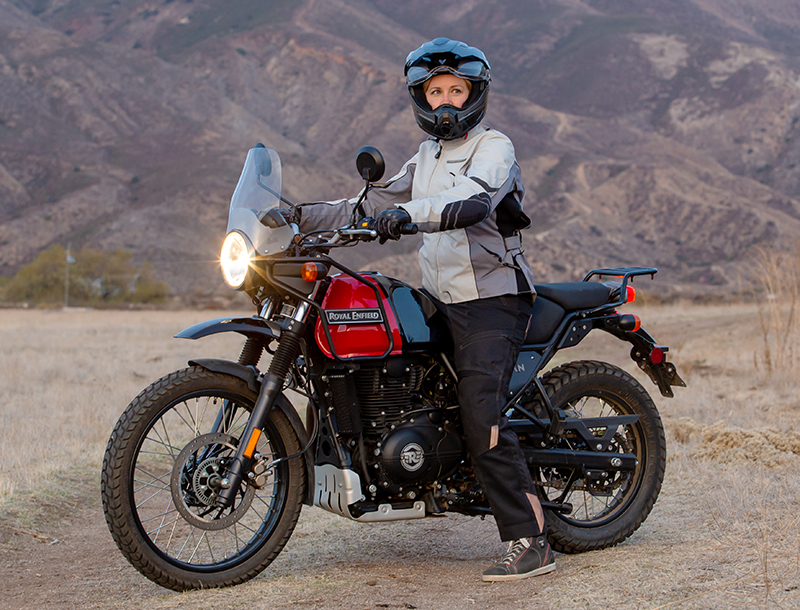 review royal enfield himalayan dual-sport jean turner seat height