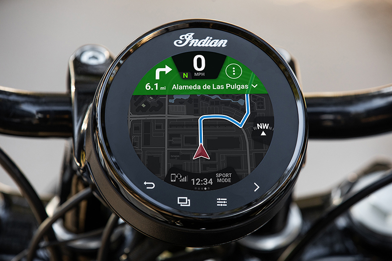 new motorcycle review 2022 indian motorcycle chief touchscreen display map gps