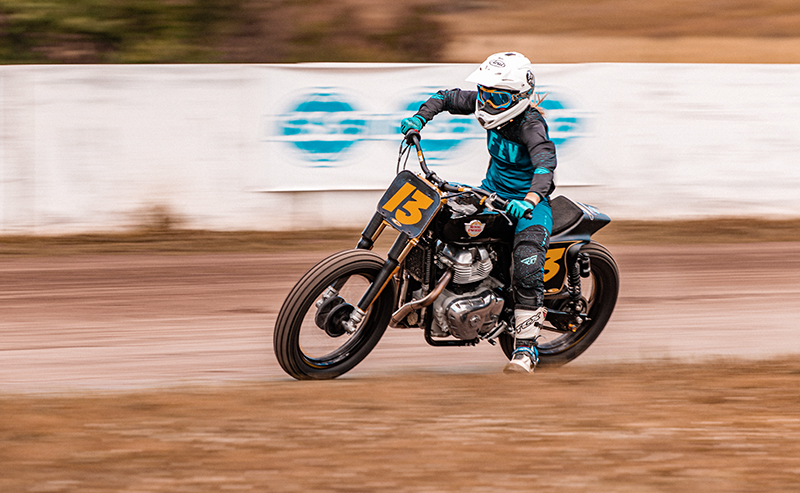 royal_enfield women riders build train race melissa paris racing flat track interceptor 650