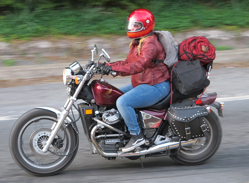 women riders now guide to motorcycle camping bulky riding