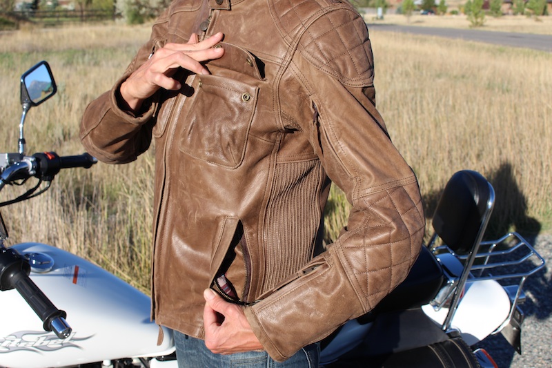 indian motorcycle brown leather jacket