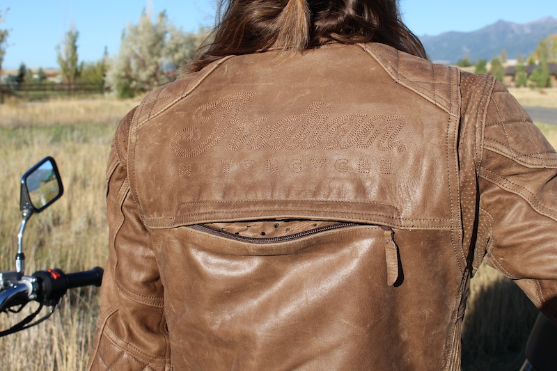 indian motorcycle brown leather jacket