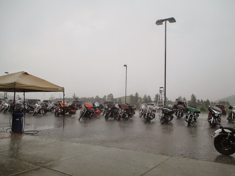 Event Coverage Biker Belles Ride at Sturgis 2014 motorcycles rain