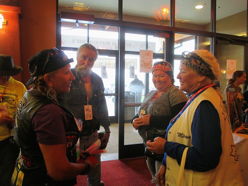 Event Coverage Biker Belles Ride at Sturgis 2014 lobby reception