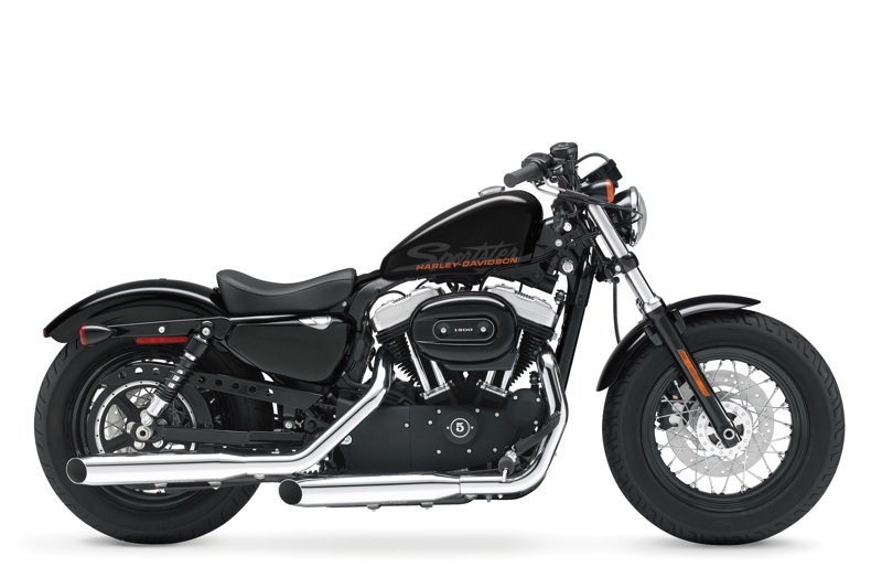 review harley davidson forty eight black