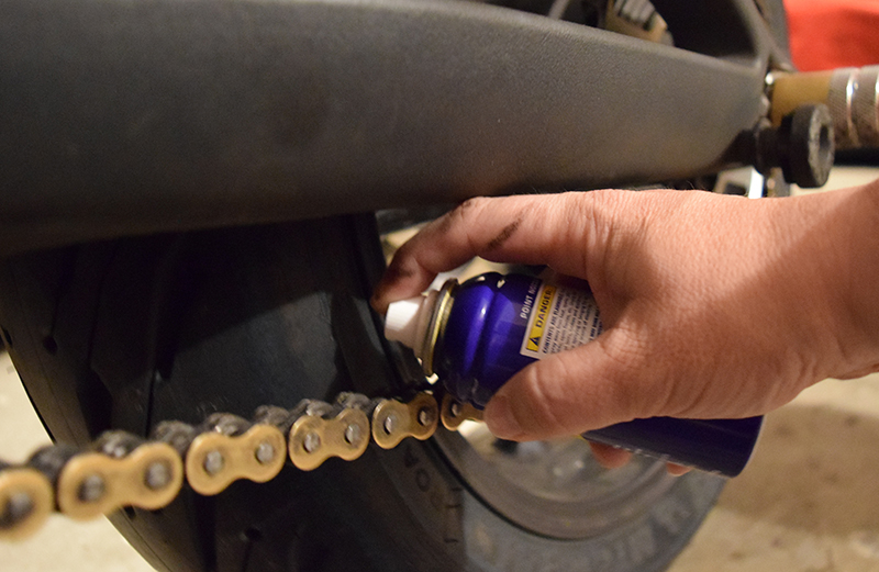 Do It Yourself Final Drive Maintenance Chain Lubrication