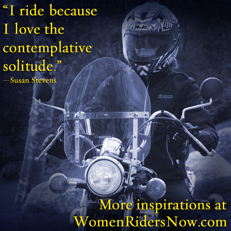 Women Riders Now Inspirational Quote