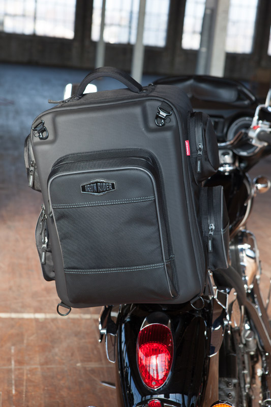 new motorcycle backrest bag ideal for weekend trips weekender