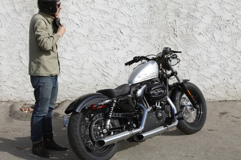 review harley davidson forty eight man