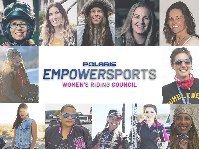 Polaris empowersports womens riding council porsche taylor jody perewitz