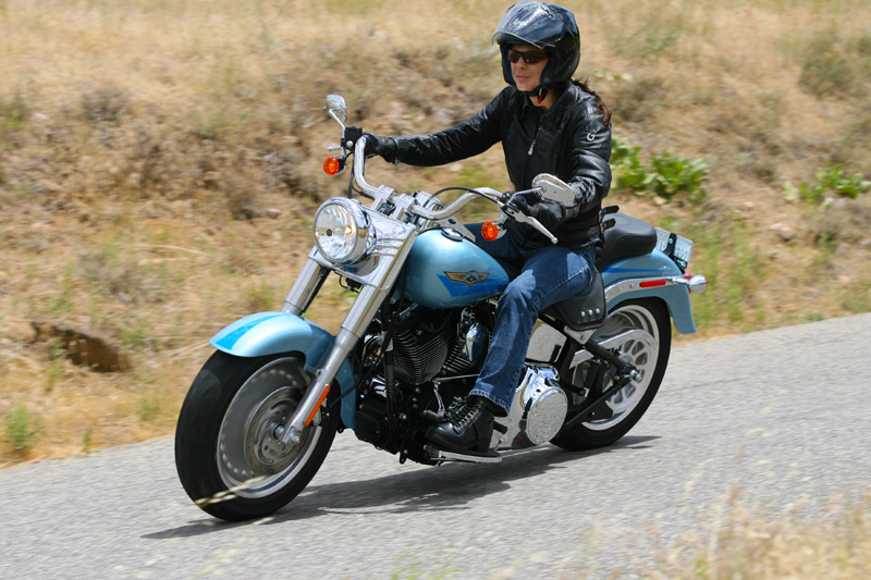 top 10 motorcycles women ride harley davidson fat boy