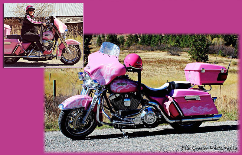 Pink Motorcycles flo fuhr