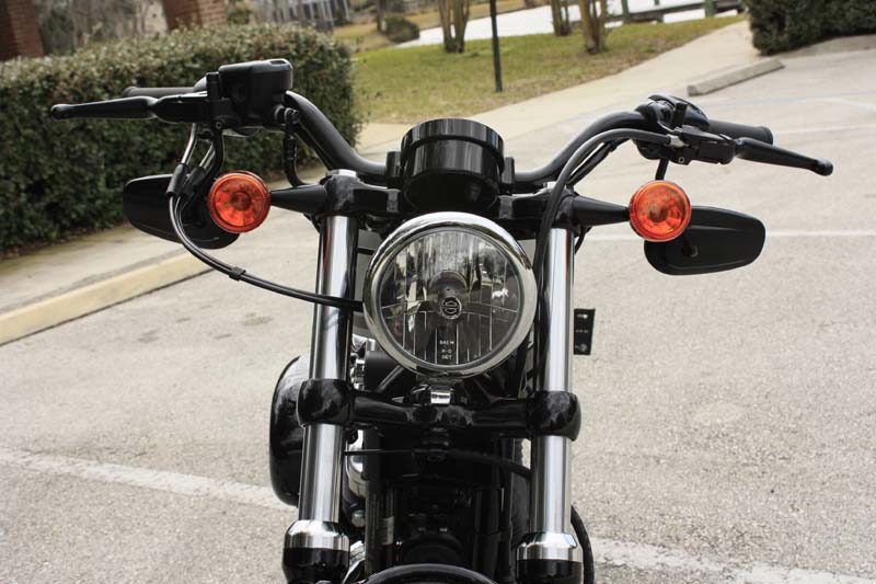 review harley davidson forty eight clutch mirrors