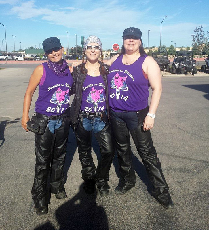 secret success behind womens motorcycle charity ride sweeties on wheelies riders