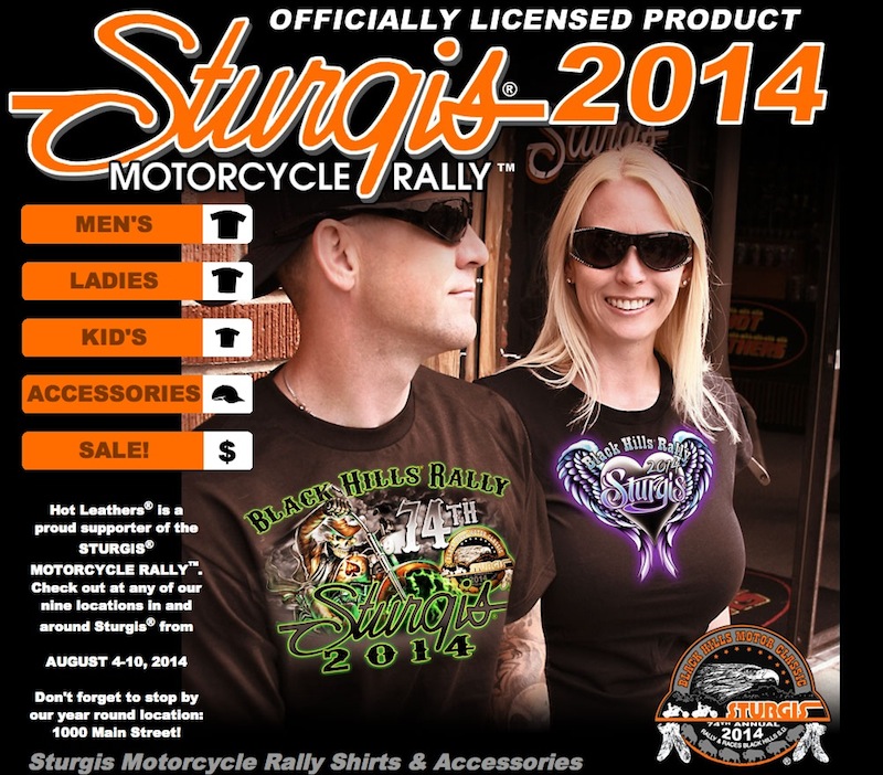 74th Annual Sturgis Motorcycle Rally t-shirts