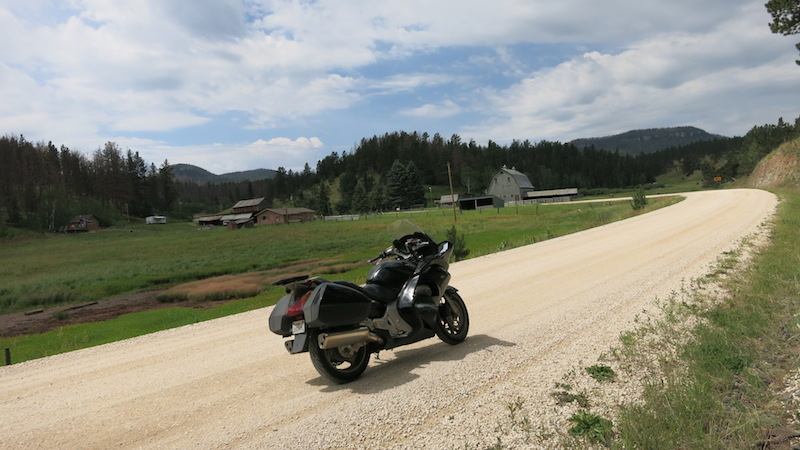 Sturgis Motorcycle Rally Virgins dirt road