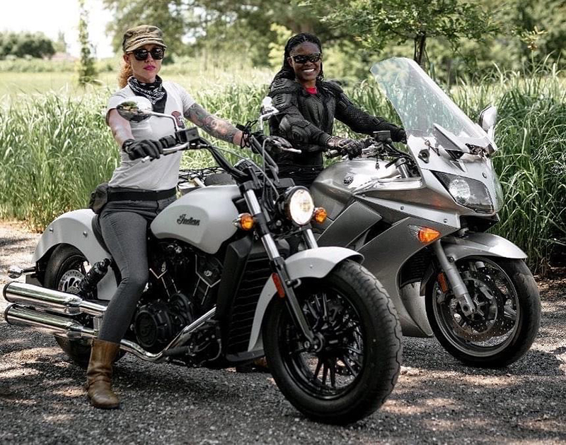 Lady store motorcycle riders