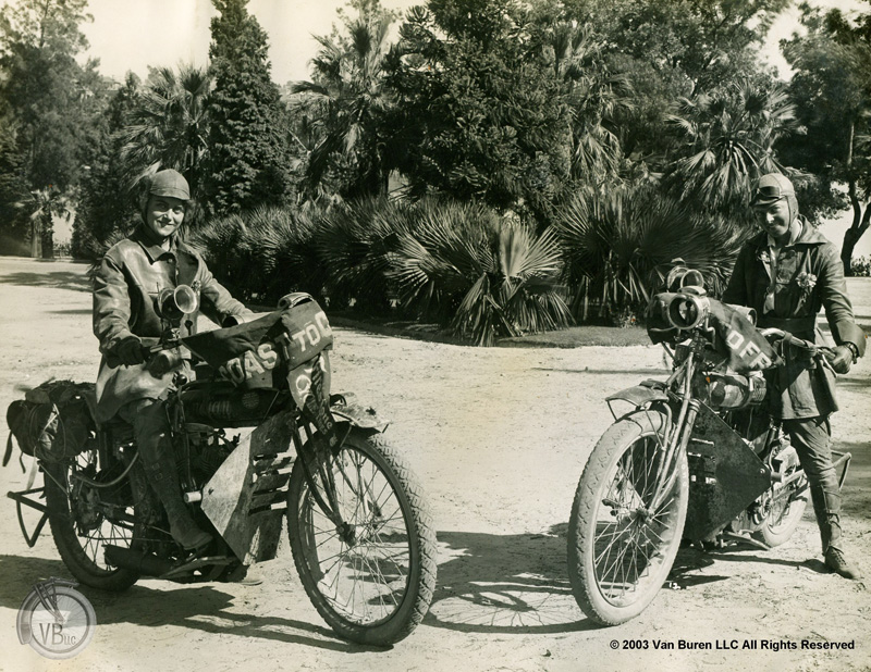 van buren sisters 1916 cross country motorcycle 