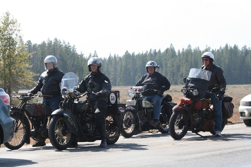 Four Women Compete in Cross-Country Motorcycle Event men riders