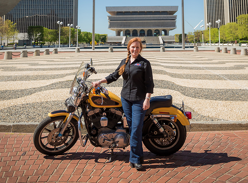 motorcycle industry leader maggie mcnally wrn director rider outreach sportster