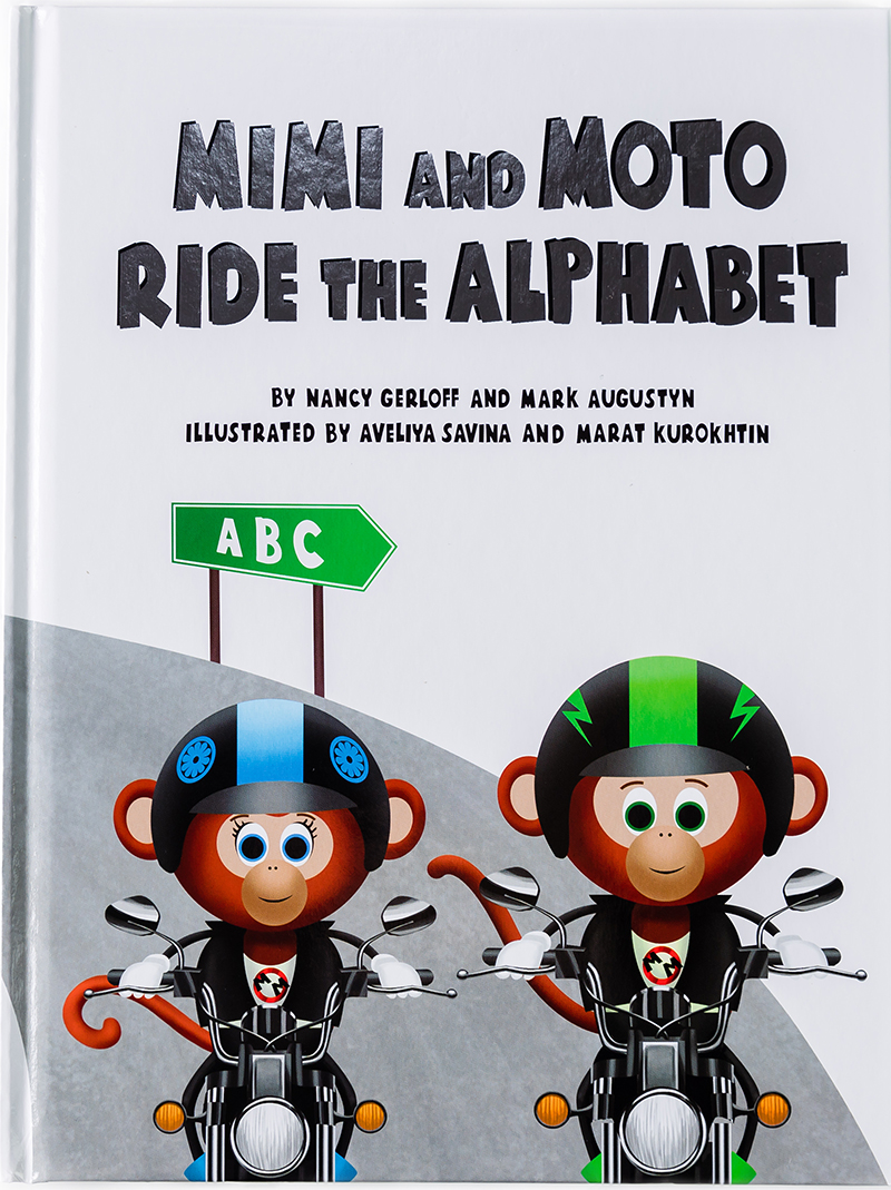 mimi and moto monkey childrens books hardcover alphabet gift guide 2020