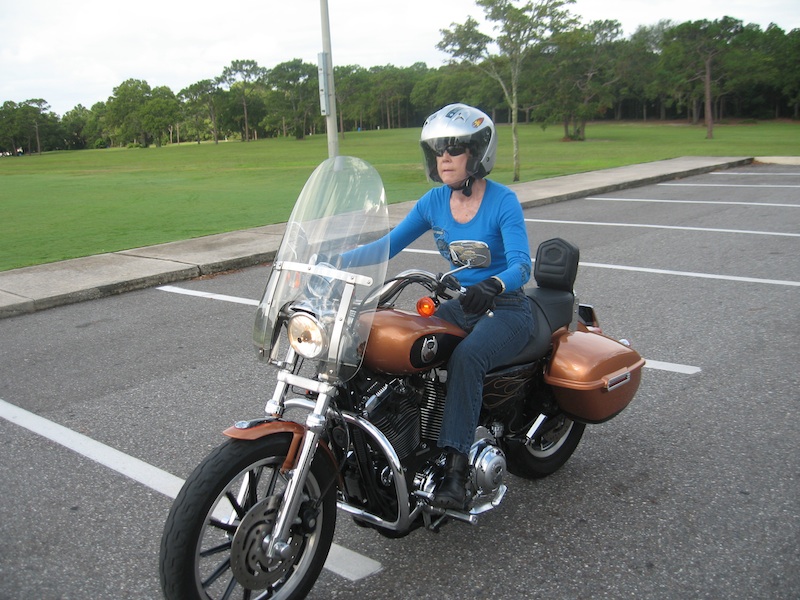 Never too old to ride a motorcycle Sportster 1200L