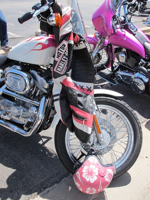 Pink Motorcycles Harley-Davidsons