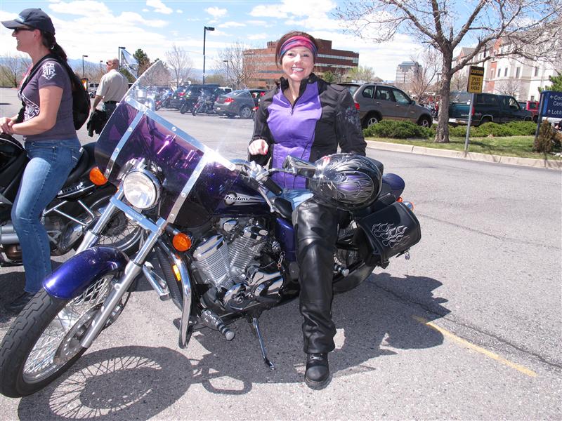 Bring out your purple gear and clad your bike too!