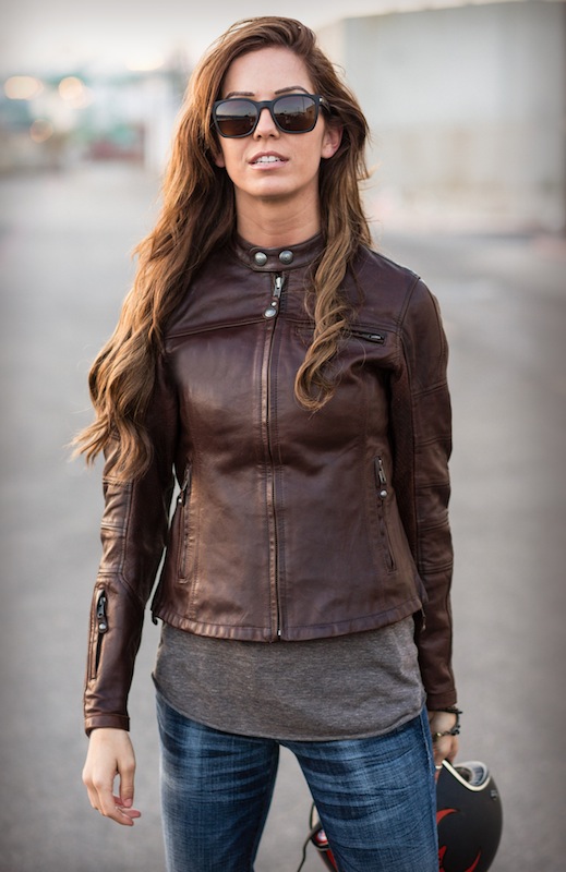 Editors Pick: RSD Lightweight Leather Motorcycle Jacket - Women Riders Now