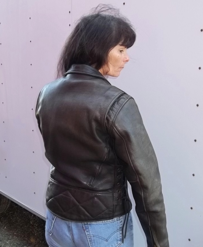 Fox Creek Leather Classic Motorcycle Jacket II Review Back