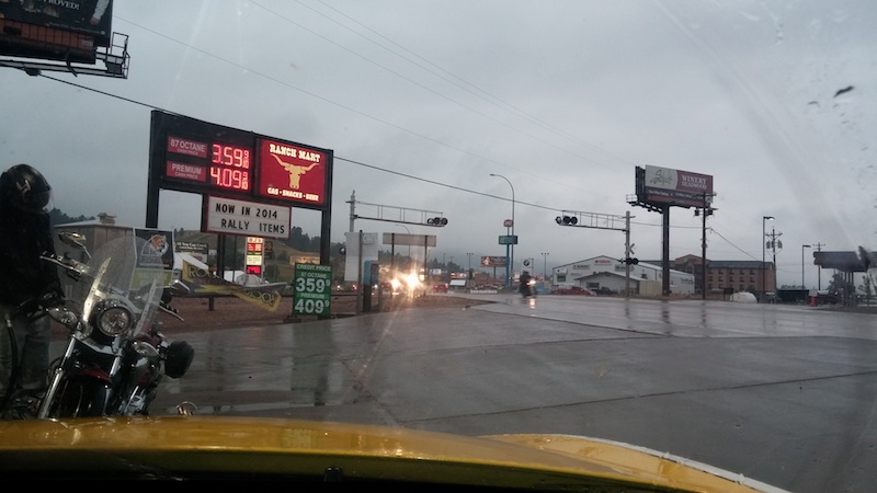 74th Annual Sturgis Motorcycle Rally rain